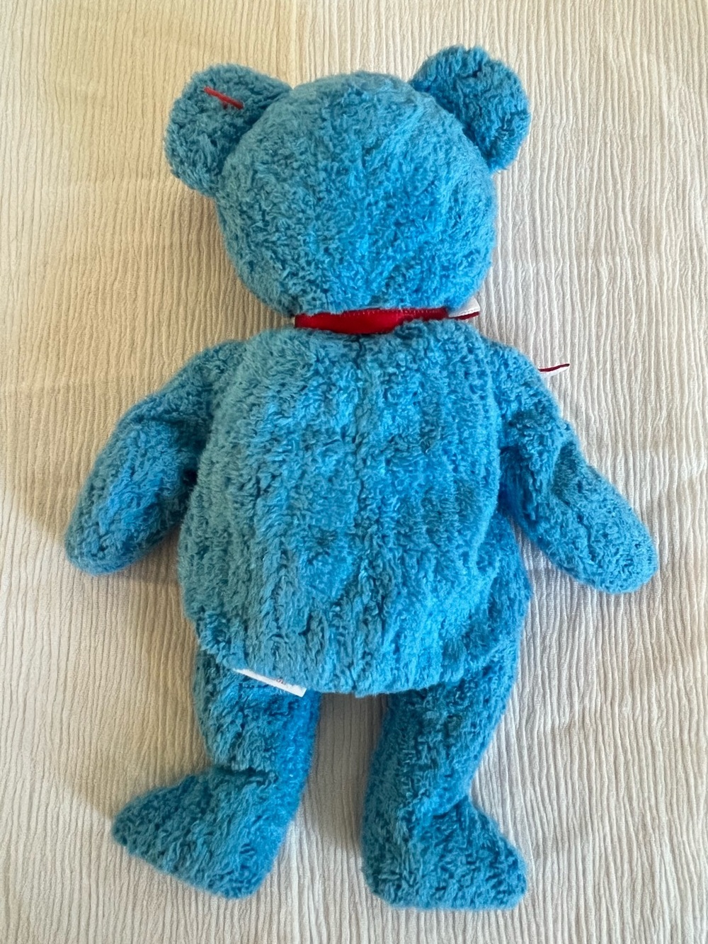 Ty Beanie Baby “Addison”- Blue Baseball Bear - Picture 4 of 8